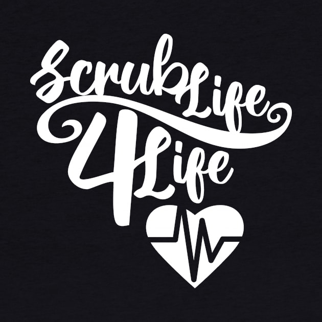 Scrub Life 4 Life Heart Monitor by 2891 Design